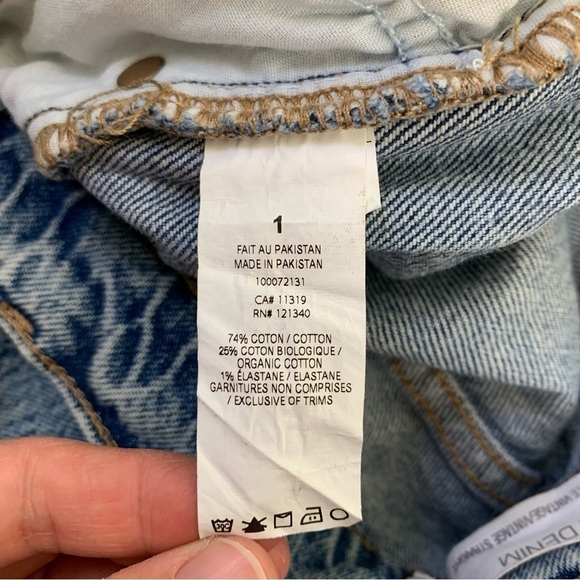 Garage Denim Vintage Straight Acid Wash Jeans - Picture 7 of 17